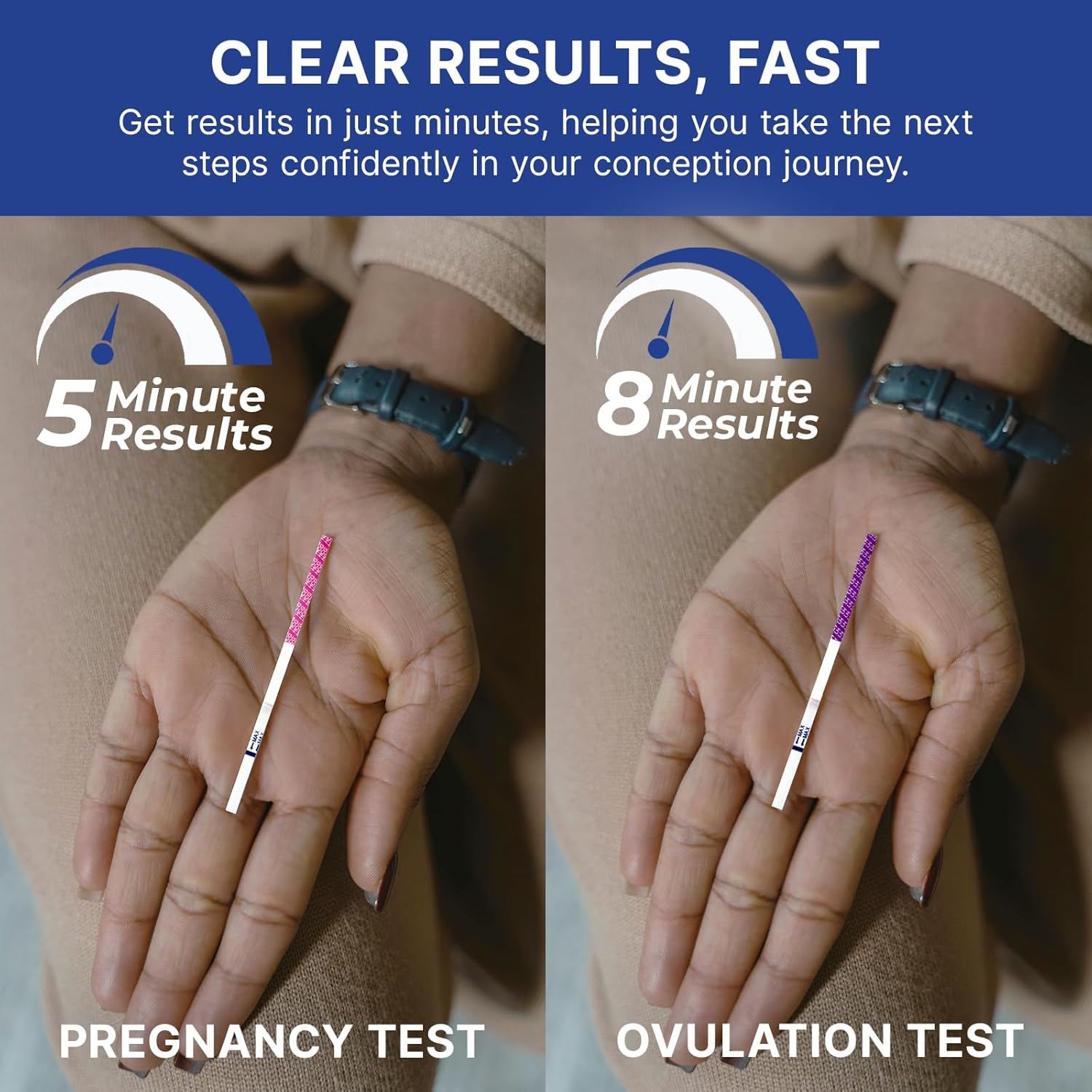 CorDx Ovulation + Early Detection Pregnancy Test Combo,70 Tests