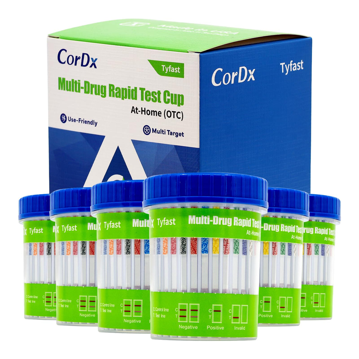 CorDx Drug Screening 15 Panel Test Card/Urine Cup (OTC)