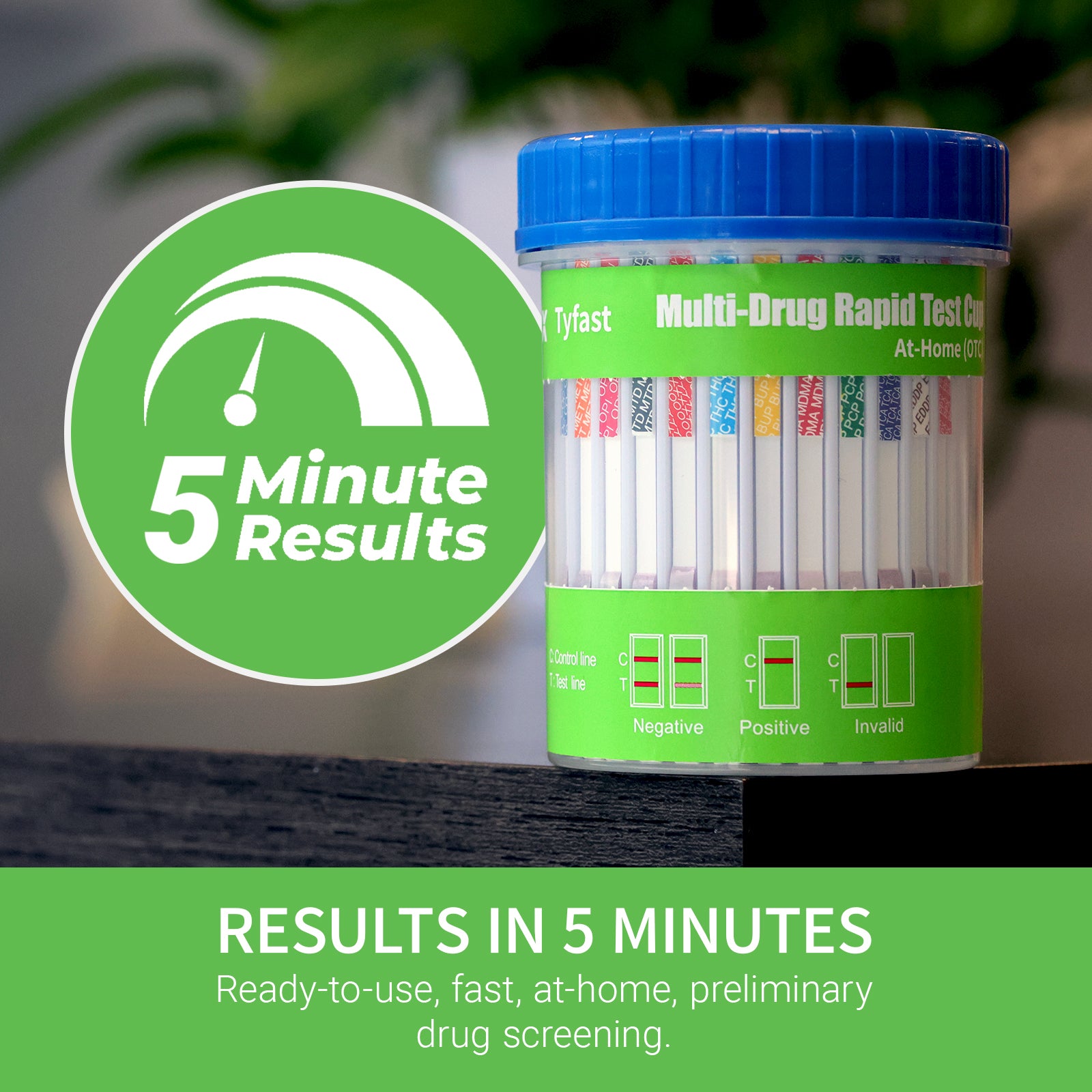 CorDx Drug Screening 15 Panel Test Card/Urine Cup (OTC)