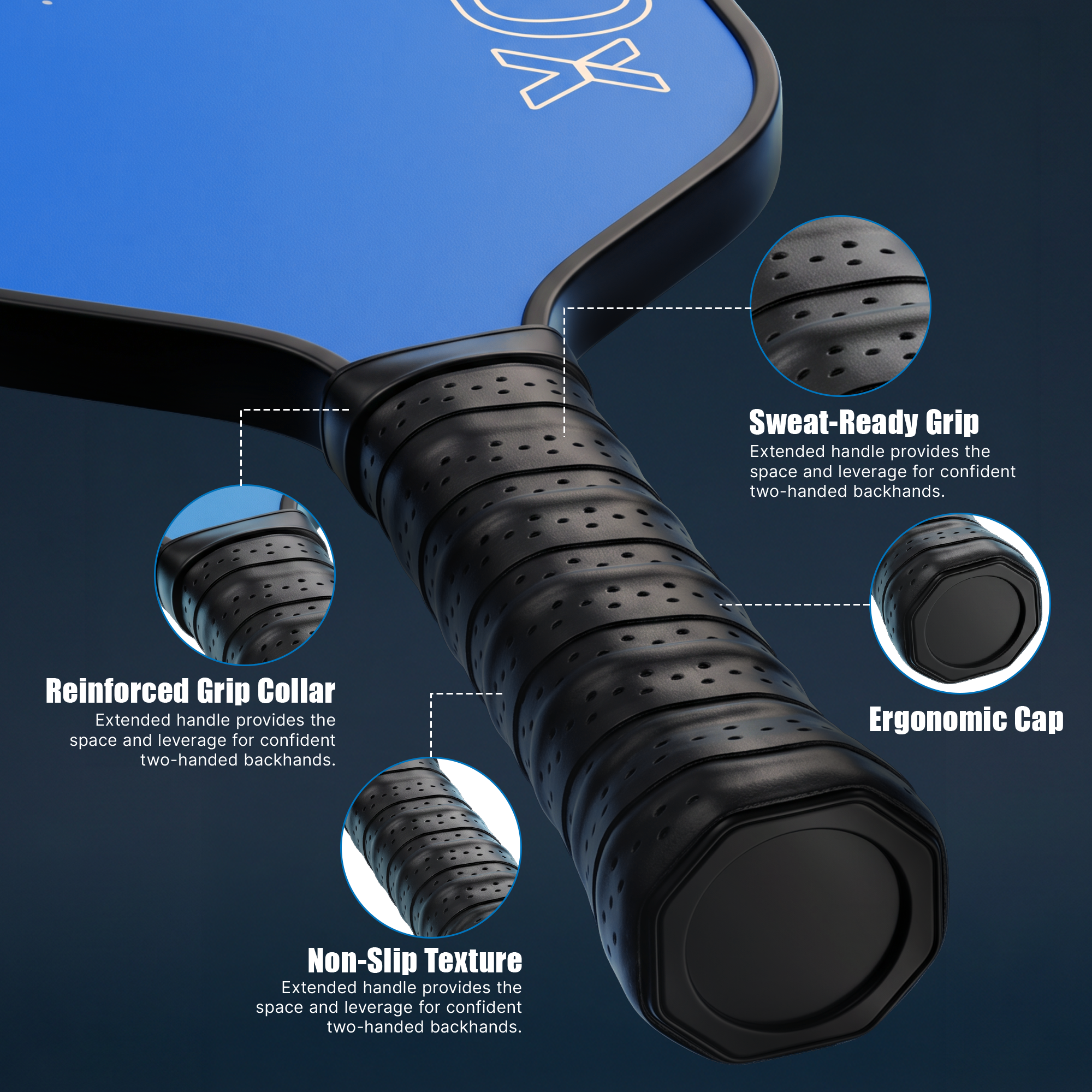 @AL21 CorDx T700 Carbon Fiber Pro 5 – DotPulse Paddle Set, 2 Pro Paddles with 14mm DotPulse Core, Includes Bag & 4 Balls