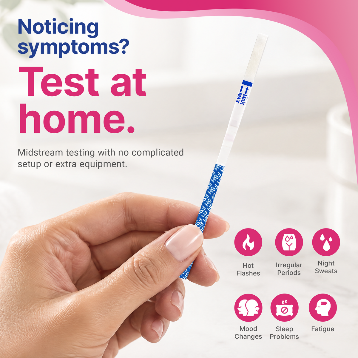 CorDx Tyfast FSH Rapid Test Strip - 25 Tests/Box