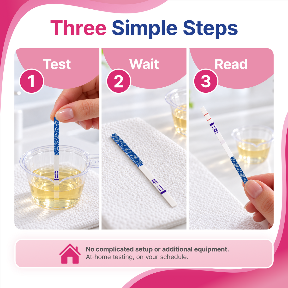 CorDx Tyfast FSH Rapid Test Strip - 25 Tests/Box