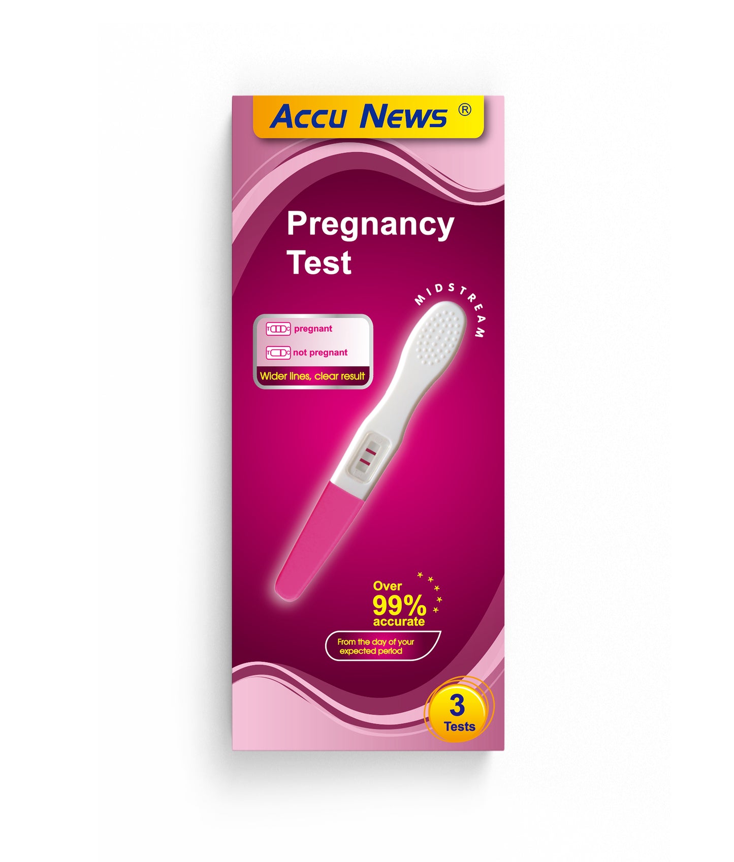 Accu News Midstream Pregnancy (hCG) Test