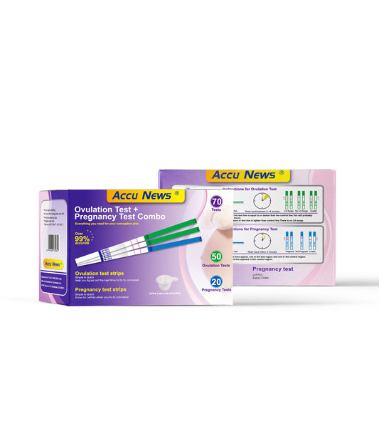 Accu News Ovulation (LH)+ Pregnancy (hCG) Combo Test